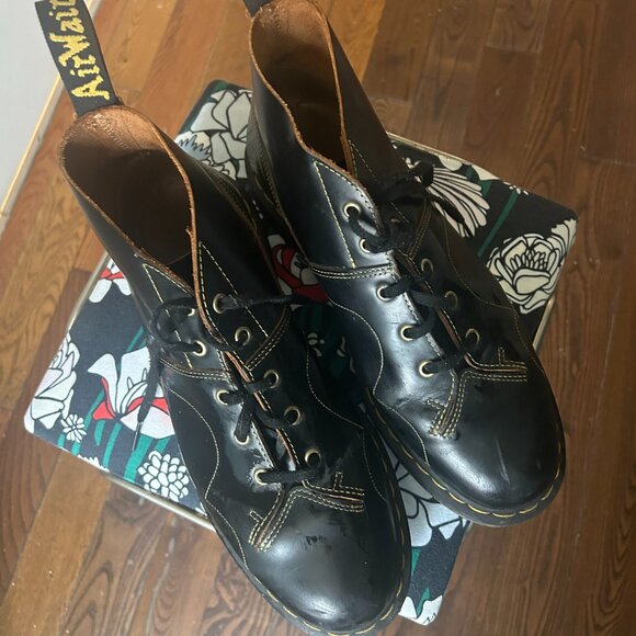 Dr Martens Church Vintage Monkey Boots - Picture 3 of 5